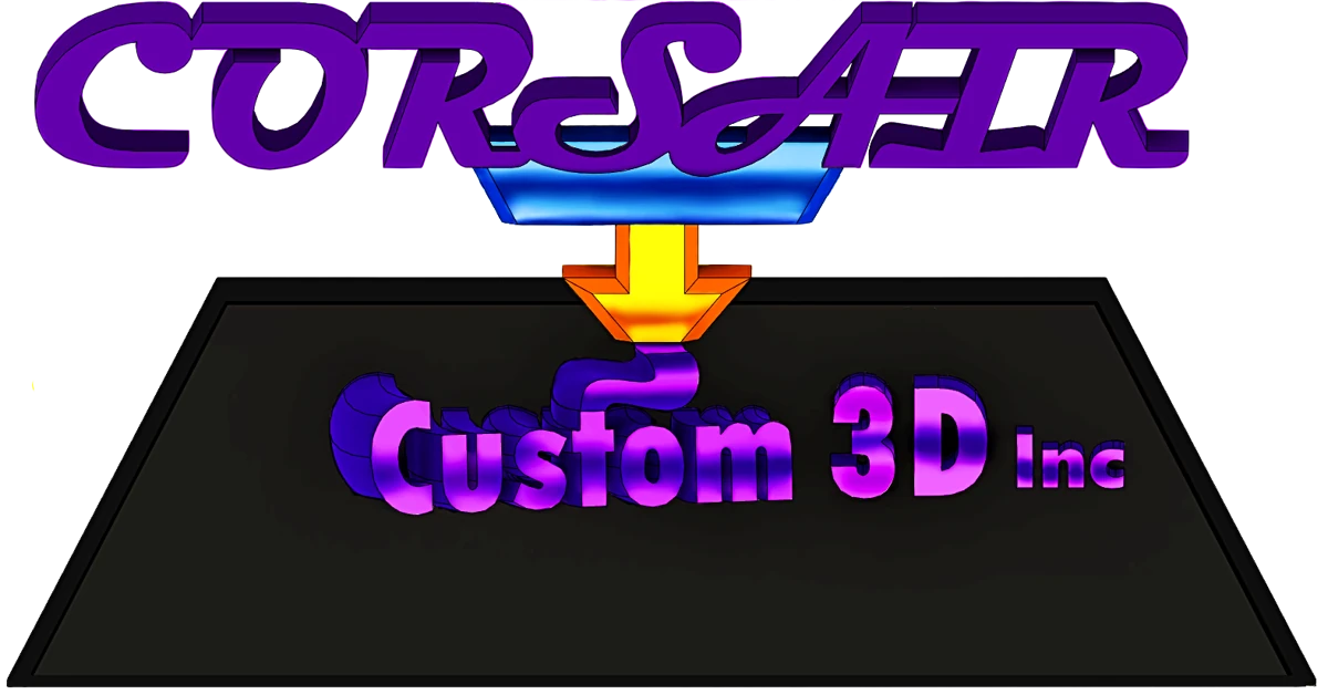 Corsair Custom 3D logo